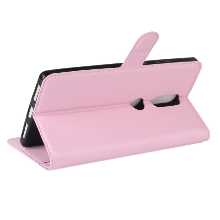 For Lenovo Phab 2 Plus Litchi Texture Horizontal Flip Leather Case with Magnetic Buckle & Holder & Card Slots & Wallet