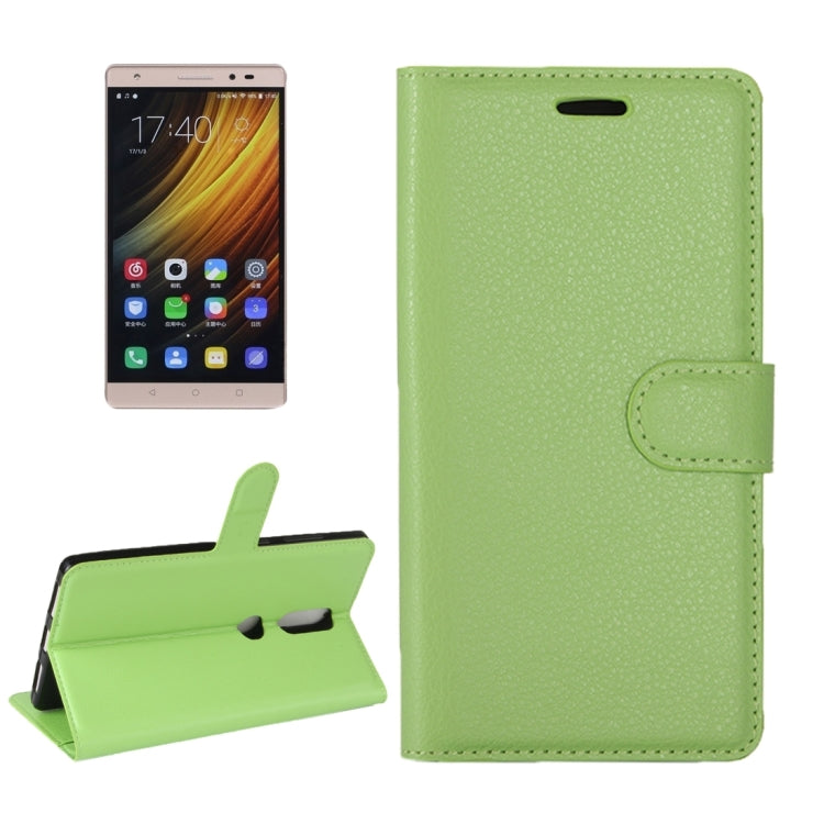 For Lenovo Phab 2 Plus Litchi Texture Horizontal Flip Leather Case with Magnetic Buckle & Holder & Card Slots & Wallet