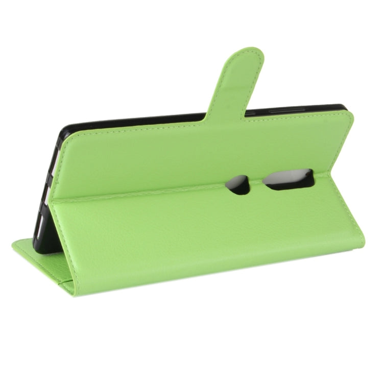 For Lenovo Phab 2 Plus Litchi Texture Horizontal Flip Leather Case with Magnetic Buckle & Holder & Card Slots & Wallet