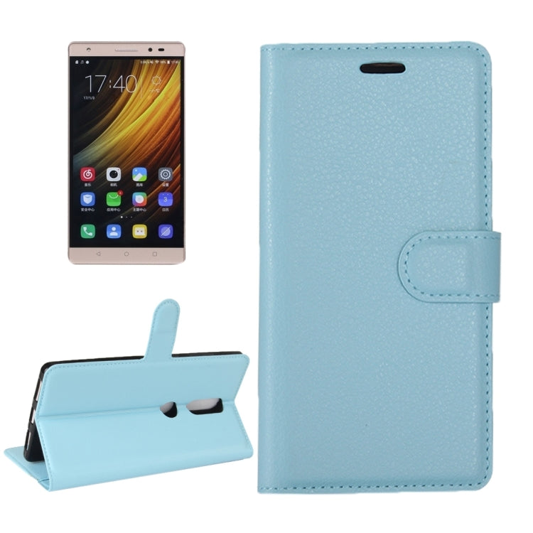 For Lenovo Phab 2 Plus Litchi Texture Horizontal Flip Leather Case with Magnetic Buckle & Holder & Card Slots & Wallet