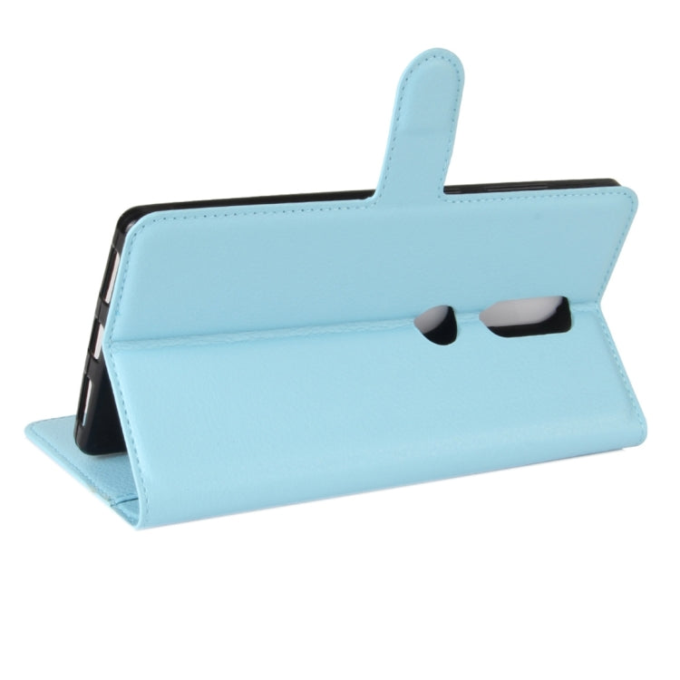 For Lenovo Phab 2 Plus Litchi Texture Horizontal Flip Leather Case with Magnetic Buckle & Holder & Card Slots & Wallet