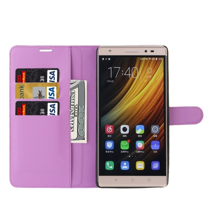 For Lenovo Phab 2 Plus Litchi Texture Horizontal Flip Leather Case with Magnetic Buckle & Holder & Card Slots & Wallet