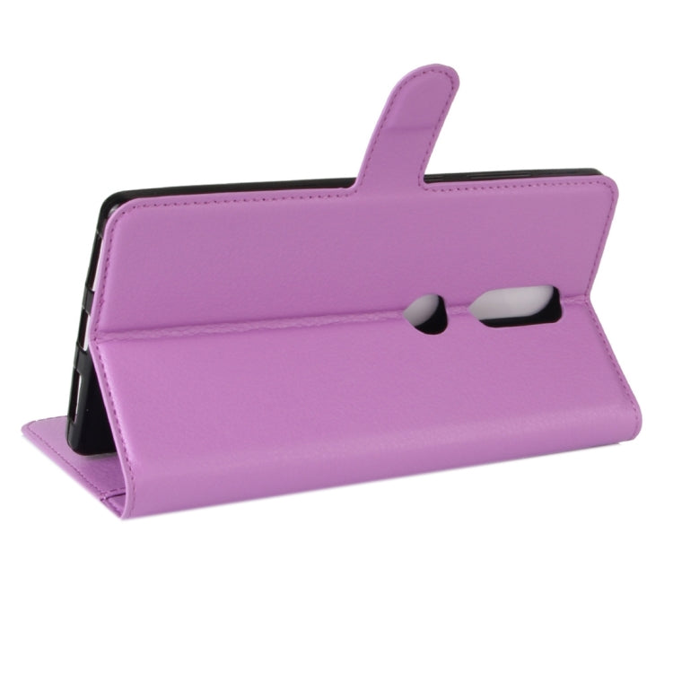 For Lenovo Phab 2 Plus Litchi Texture Horizontal Flip Leather Case with Magnetic Buckle & Holder & Card Slots & Wallet