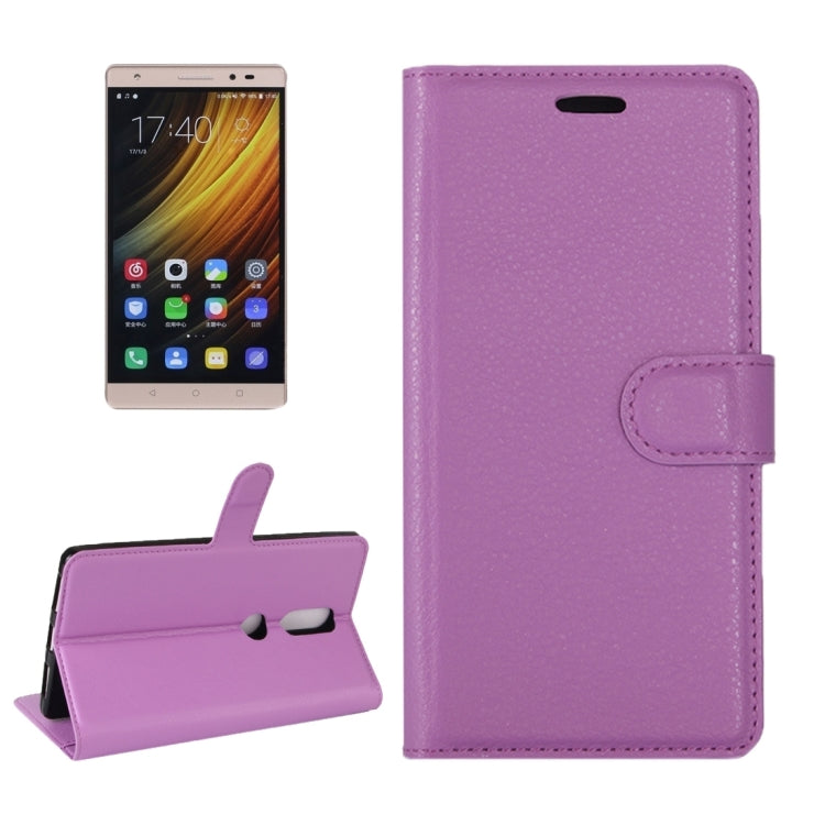 For Lenovo Phab 2 Plus Litchi Texture Horizontal Flip Leather Case with Magnetic Buckle & Holder & Card Slots & Wallet
