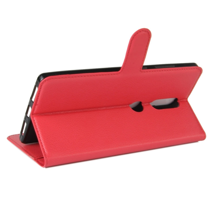 For Lenovo Phab 2 Plus Litchi Texture Horizontal Flip Leather Case with Magnetic Buckle & Holder & Card Slots & Wallet