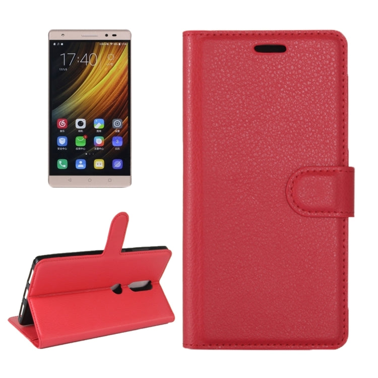 For Lenovo Phab 2 Plus Litchi Texture Horizontal Flip Leather Case with Magnetic Buckle & Holder & Card Slots & Wallet