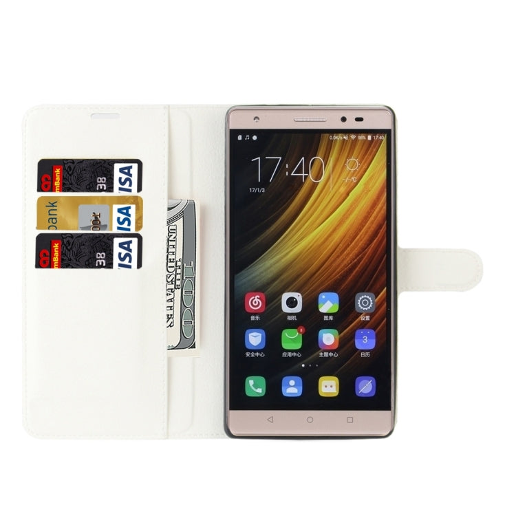 For Lenovo Phab 2 Plus Litchi Texture Horizontal Flip Leather Case with Magnetic Buckle & Holder & Card Slots & Wallet