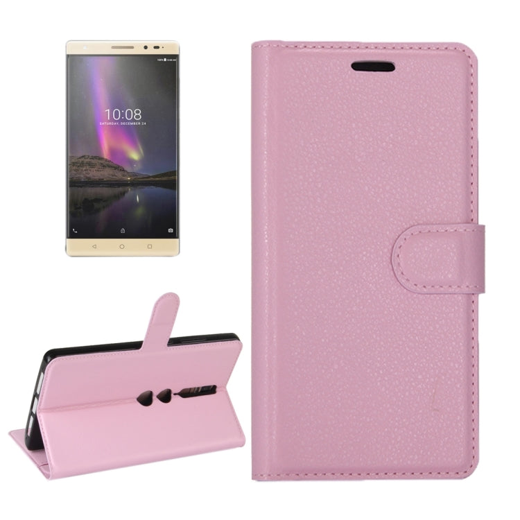 For Lenovo Phab 2 Pro Litchi Texture Horizontal Flip Leather Case with Magnetic Buckle & Holder & Card Slots & Wallet