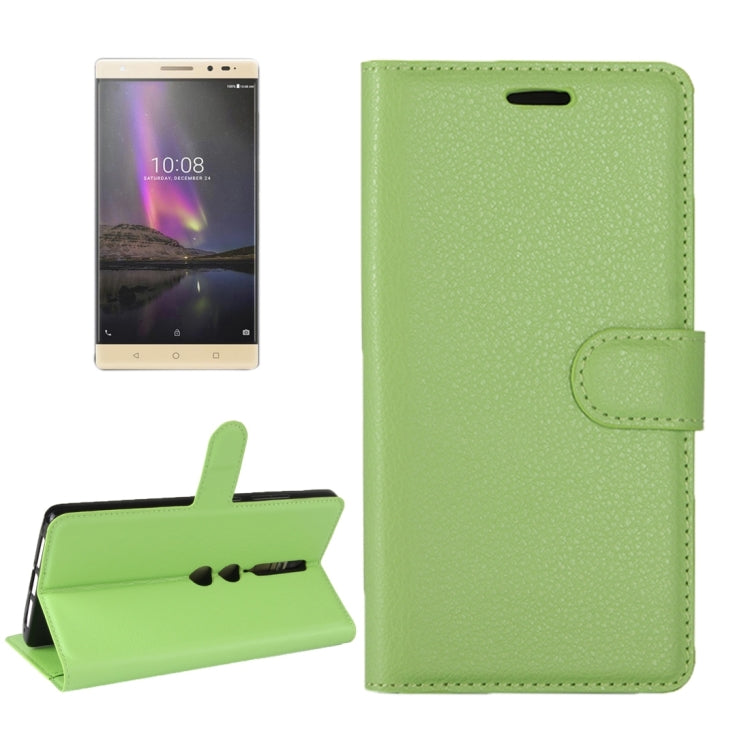 For Lenovo Phab 2 Pro Litchi Texture Horizontal Flip Leather Case with Magnetic Buckle & Holder & Card Slots & Wallet