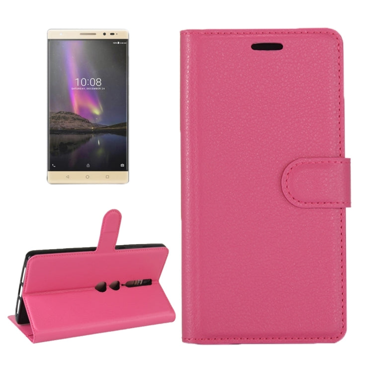 For Lenovo Phab 2 Pro Litchi Texture Horizontal Flip Leather Case with Magnetic Buckle & Holder & Card Slots & Wallet