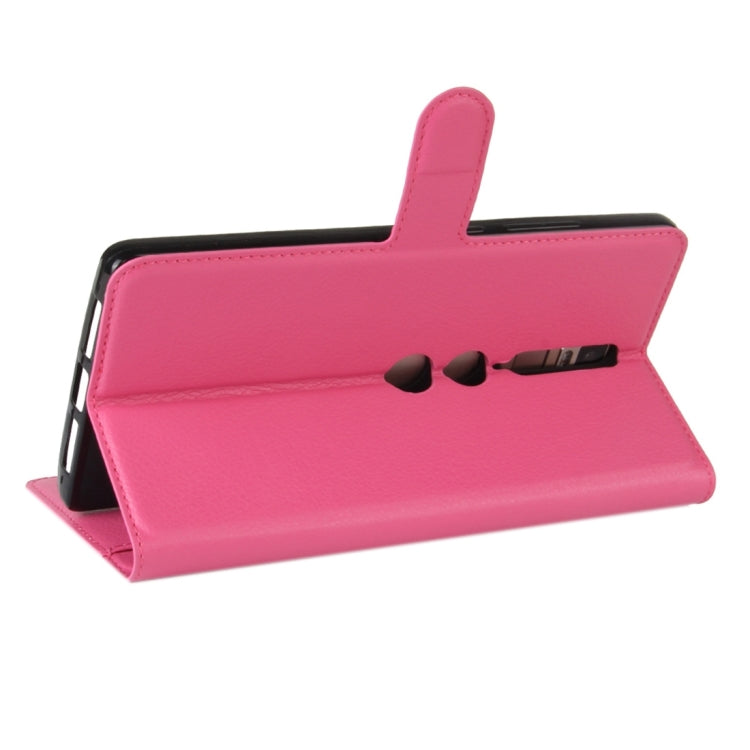 For Lenovo Phab 2 Pro Litchi Texture Horizontal Flip Leather Case with Magnetic Buckle & Holder & Card Slots & Wallet