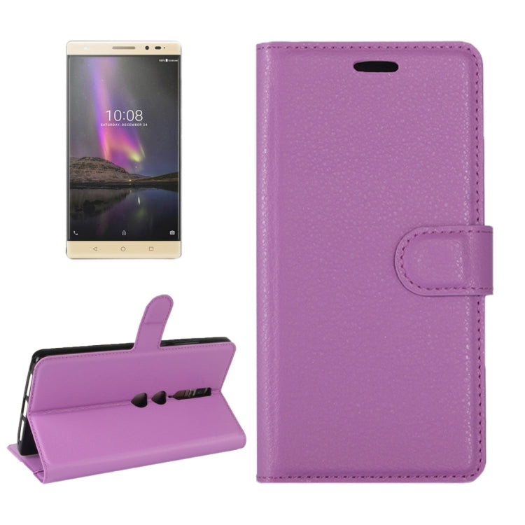 For Lenovo Phab 2 Pro Litchi Texture Horizontal Flip Leather Case with Magnetic Buckle & Holder & Card Slots & Wallet