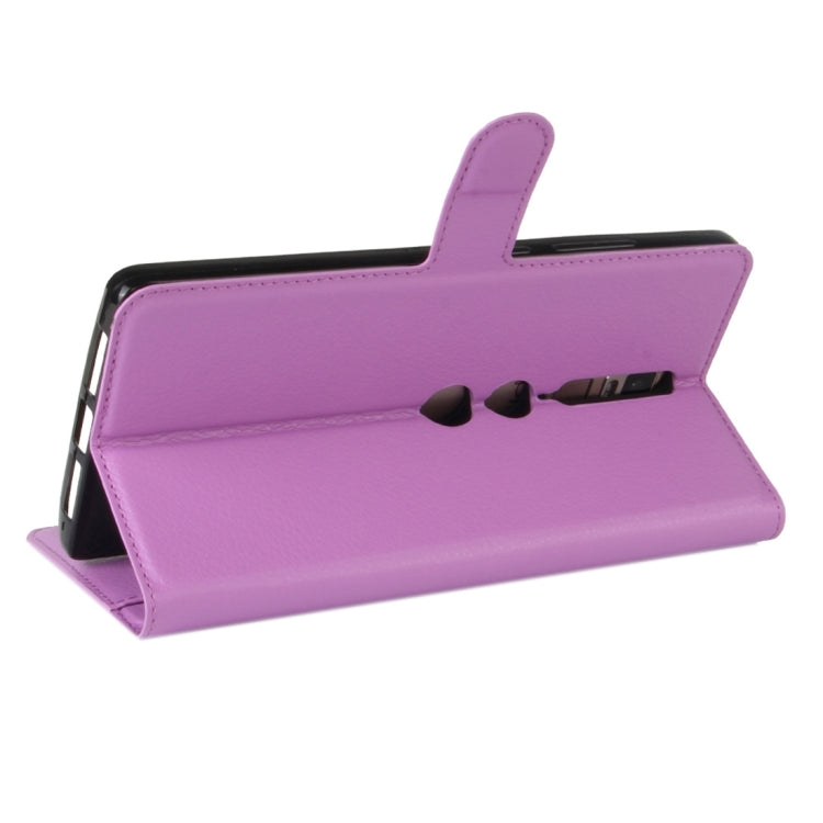 For Lenovo Phab 2 Pro Litchi Texture Horizontal Flip Leather Case with Magnetic Buckle & Holder & Card Slots & Wallet