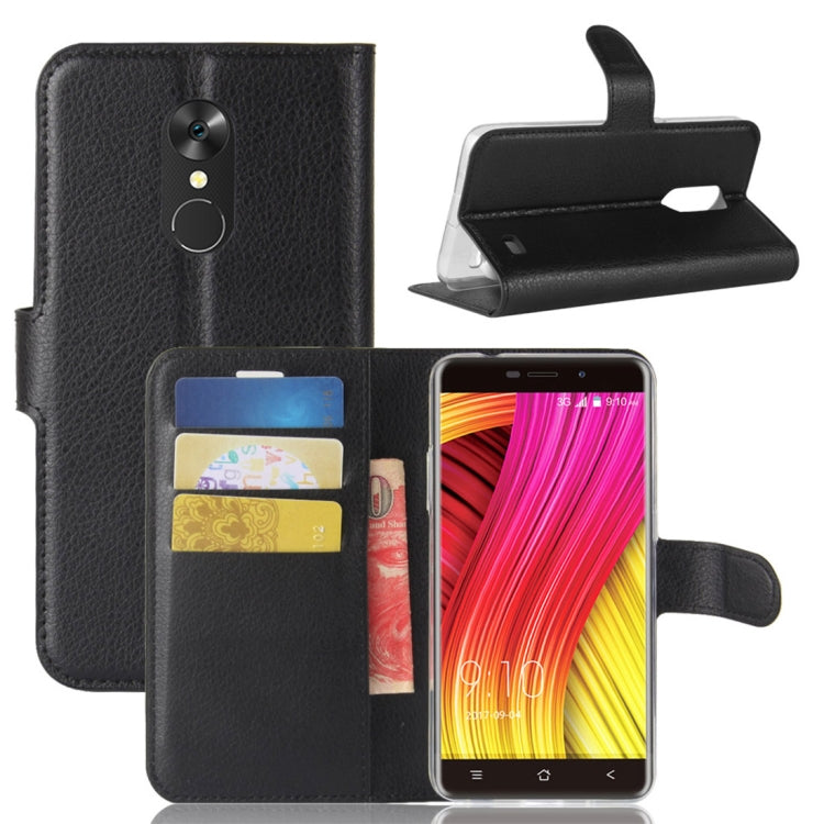 Blackview for A10 (MPH1904) Litchi Texture Horizontal Flip Leather Case with Holder & Card Slots & Wallet