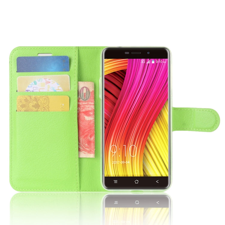 Blackview for A10 (MPH1904) Litchi Texture Horizontal Flip Leather Case with Holder & Card Slots & Wallet