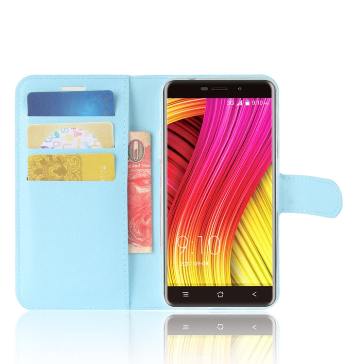 Blackview for A10 (MPH1904) Litchi Texture Horizontal Flip Leather Case with Holder & Card Slots & Wallet