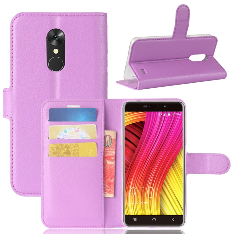 Blackview for A10 (MPH1904) Litchi Texture Horizontal Flip Leather Case with Holder & Card Slots & Wallet