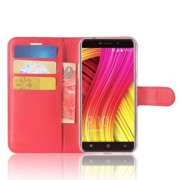 Blackview for A10 (MPH1904) Litchi Texture Horizontal Flip Leather Case with Holder & Card Slots & Wallet