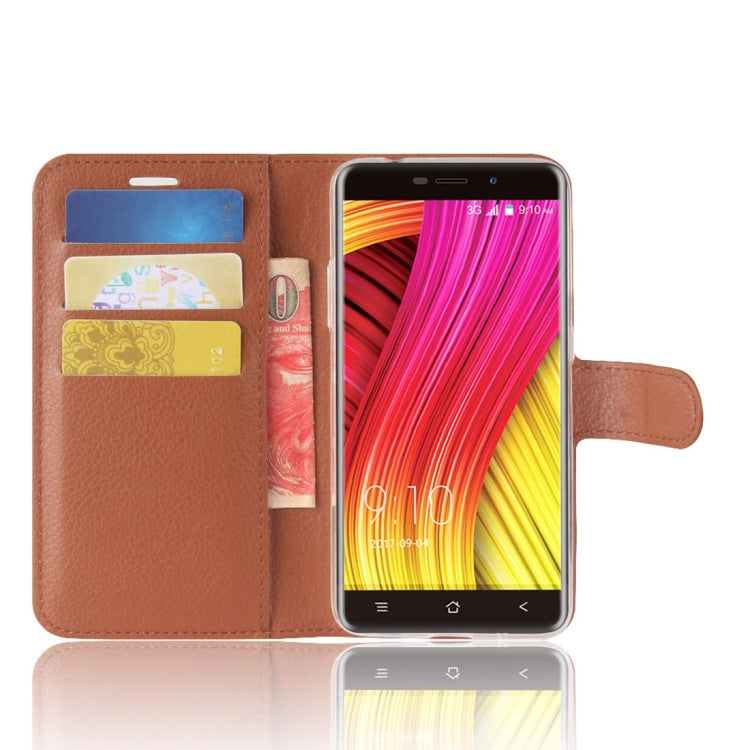 Blackview for A10 (MPH1904) Litchi Texture Horizontal Flip Leather Case with Holder & Card Slots & Wallet