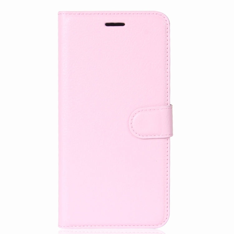 For BQ Aquaris V Plus Litchi Texture Horizontal Flip Leather Case with Holder & Card Slots & Wallet
