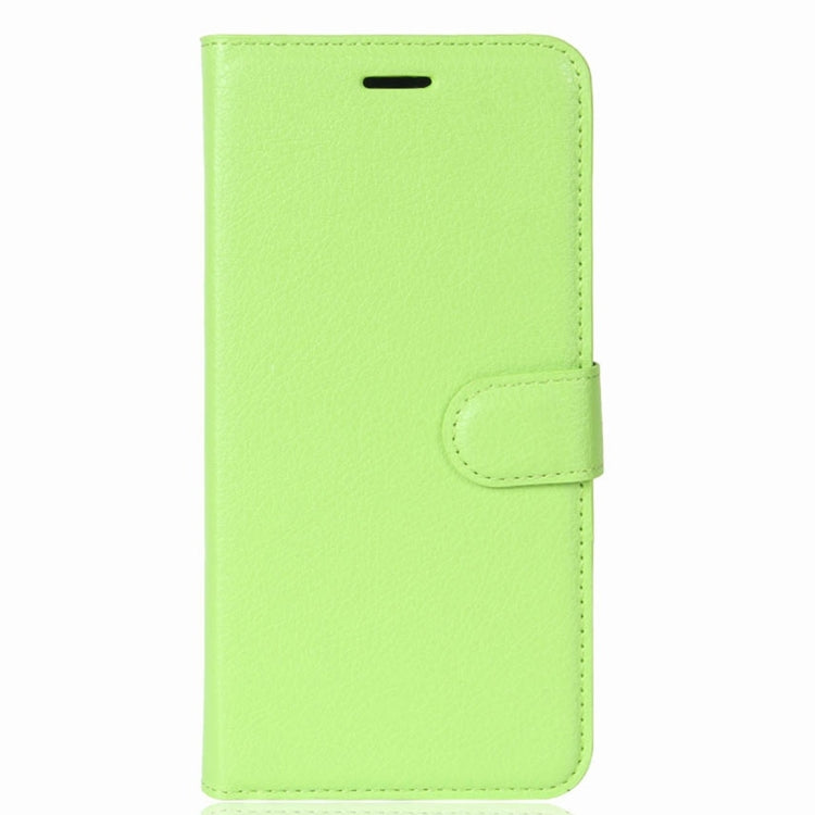For BQ Aquaris V Plus Litchi Texture Horizontal Flip Leather Case with Holder & Card Slots & Wallet
