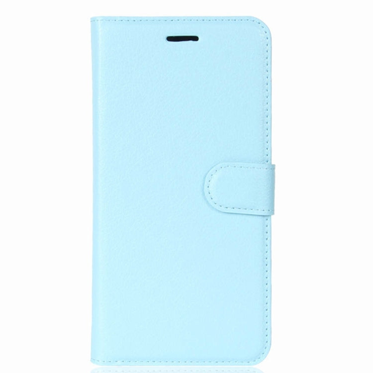 For BQ Aquaris V Plus Litchi Texture Horizontal Flip Leather Case with Holder & Card Slots & Wallet