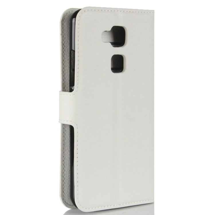 For BQ Aquaris V Plus Litchi Texture Horizontal Flip Leather Case with Holder & Card Slots & Wallet