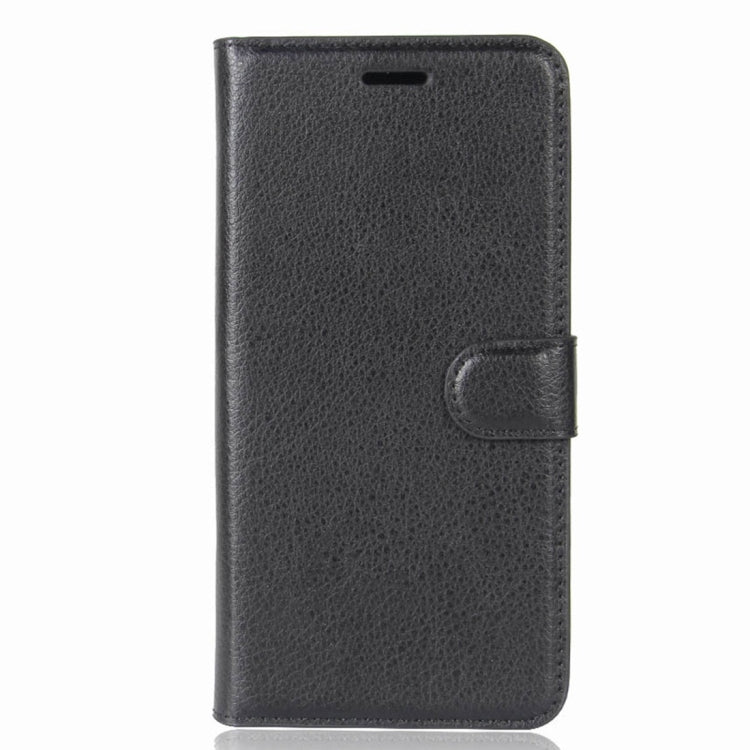 For BQ Aquaris V Litchi Texture Horizontal Flip Leather Case with Holder & Card Slots & Wallet