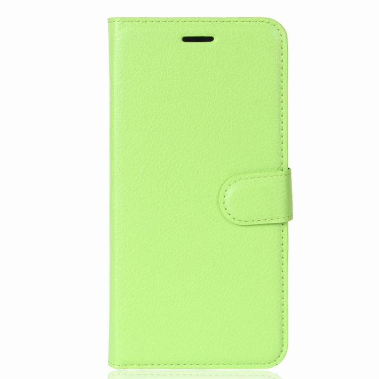 For BQ Aquaris V Litchi Texture Horizontal Flip Leather Case with Holder & Card Slots & Wallet