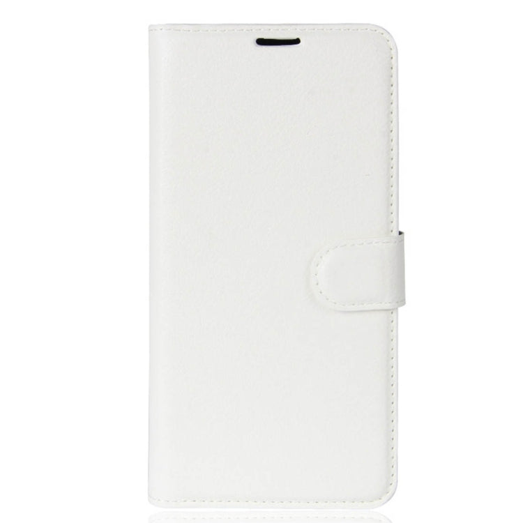 For BQ Aquaris V Litchi Texture Horizontal Flip Leather Case with Holder & Card Slots & Wallet