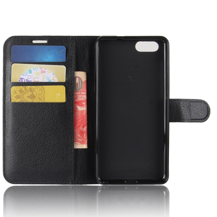 For CUBOT Magic Litchi Texture Horizontal Flip Leather Case with Holder & Card Slots & Wallet