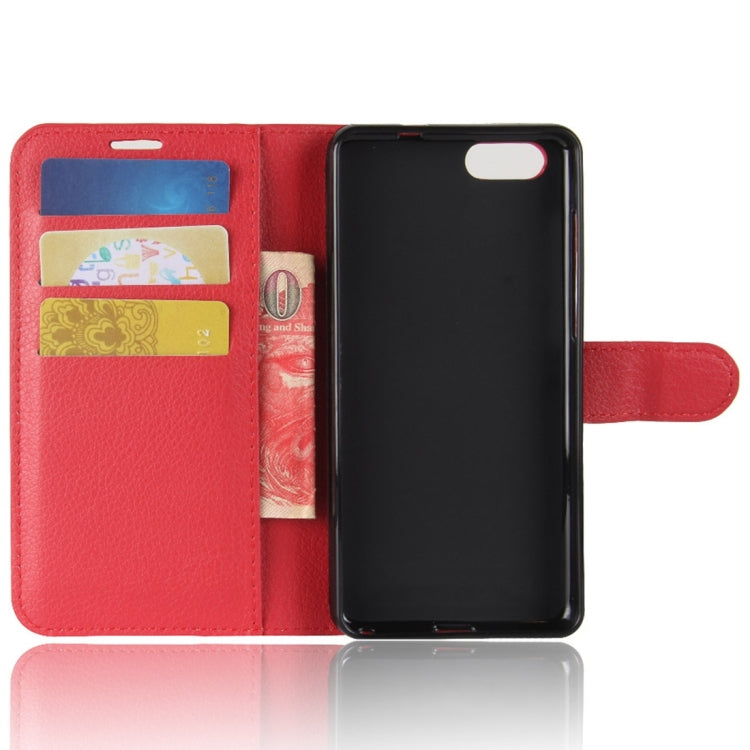For CUBOT Magic Litchi Texture Horizontal Flip Leather Case with Holder & Card Slots & Wallet