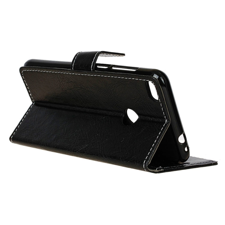 For Huawei P10 Lite Retro Crazy Horse Texture Horizontal Flip Leather Case with Holder & Card Slots & Wallet & Photo Frame