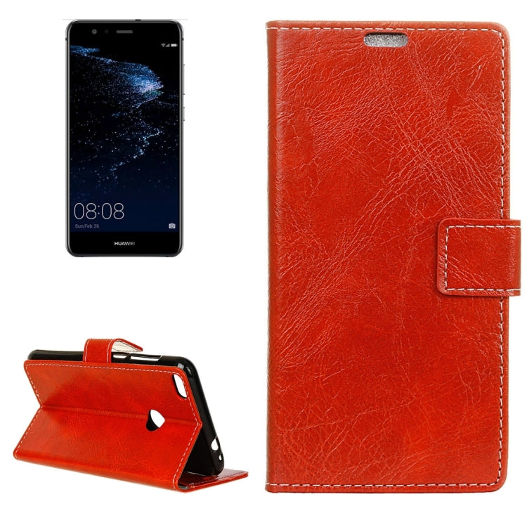 For Huawei P10 Lite Retro Crazy Horse Texture Horizontal Flip Leather Case with Holder & Card Slots & Wallet & Photo Frame