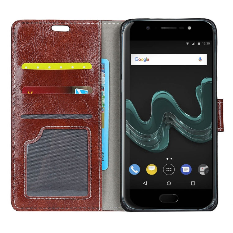 For Wiko WIM Retro Crazy Horse Texture Horizontal Flip Leather Case with Holder & Card Slots & Wallet & Photo Frame
