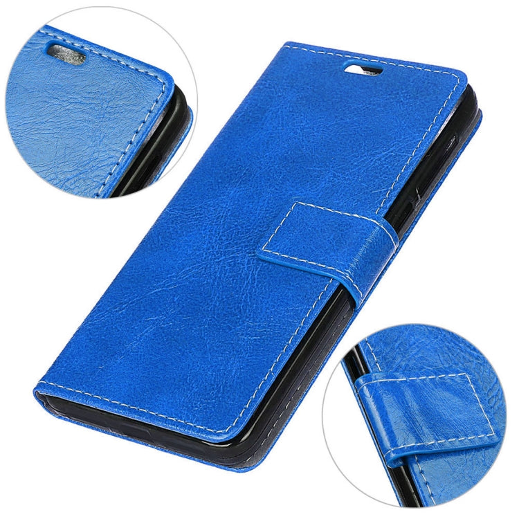 For Asus ZenFone 4 Pro ZS551KL Retro Crazy Horse Texture Horizontal Flip Leather Case with Holder & Card Slots & Wallet & Photo Frame