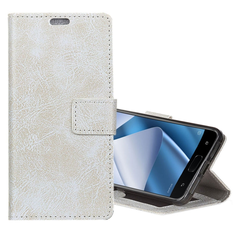 For Asus ZenFone 4 Pro ZS551KL Retro Crazy Horse Texture Horizontal Flip Leather Case with Holder & Card Slots & Wallet & Photo Frame