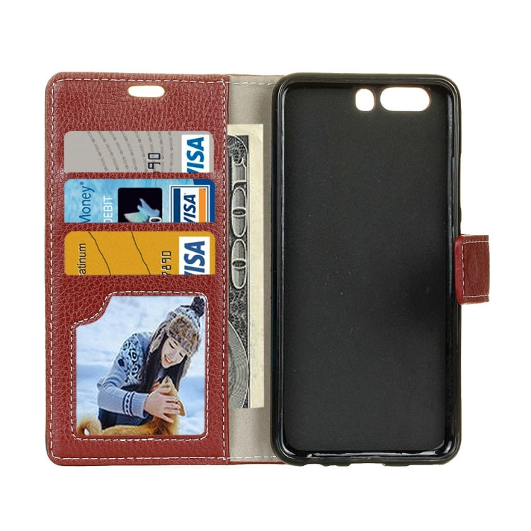 For Huawei P10 Plus Litchi Texture Horizontal Flip Leather Case with Holder & Card Slots & Wallet & Photo Frame