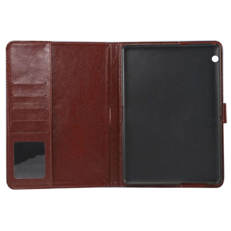 For Huawei MediaPad M3 Lite 10 inch Flower Pattern Cloth Surface PC Horizontal Flip Leather Protective Case with Holder & Card Slots & Wallet & Photo Frame