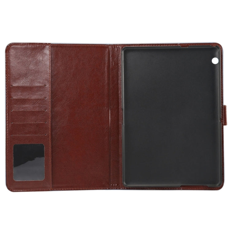 For Huawei MediaPad M3 Lite 10 inch Denim Texture PC Horizontal Flip Leather Protective Case with Holder & Card Slots & Wallet & Photo Frame (Black)