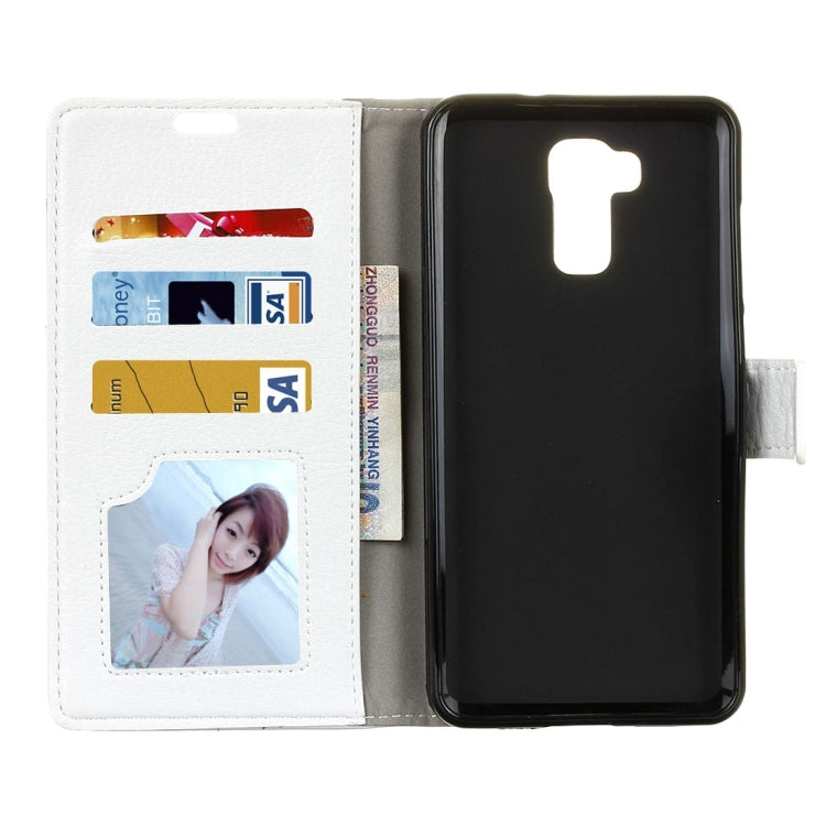 For DOOGEE Y6 (MPH1413/MPH2412) Litchi Texture Horizontal Flip Leather Case with Holder & Card Slots & Wallet & Photo Frame
