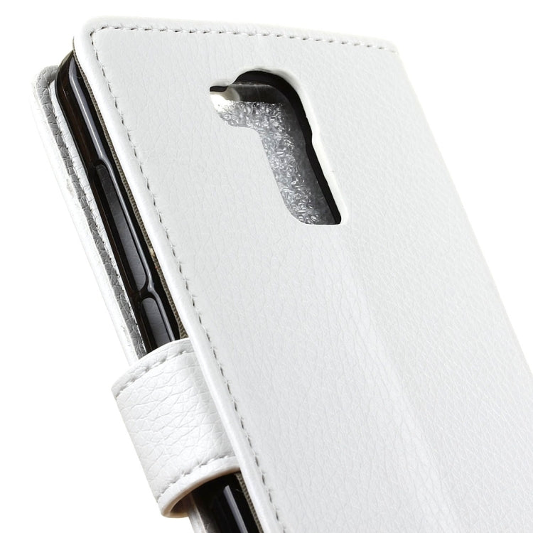 For DOOGEE Y6 (MPH1413/MPH2412) Litchi Texture Horizontal Flip Leather Case with Holder & Card Slots & Wallet & Photo Frame