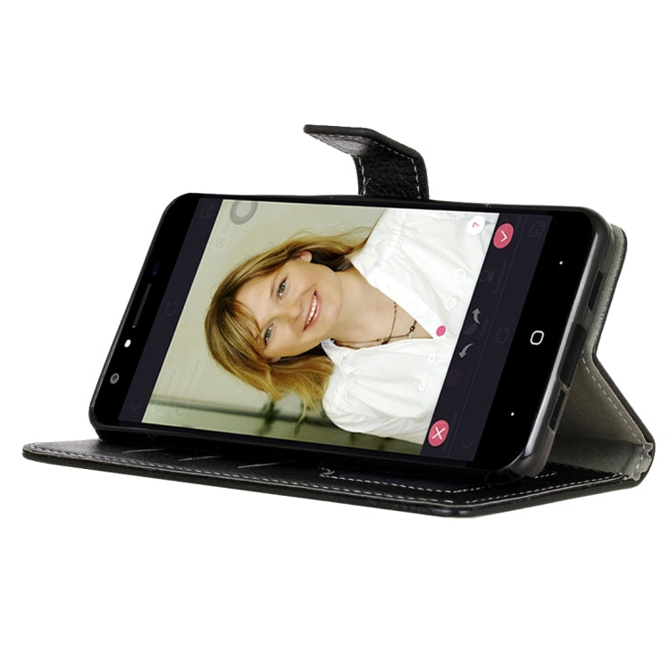 For DOOGEE Y6 (MPH1413/MPH2412) Litchi Texture Horizontal Flip Leather Case with Holder & Card Slots & Wallet & Photo Frame