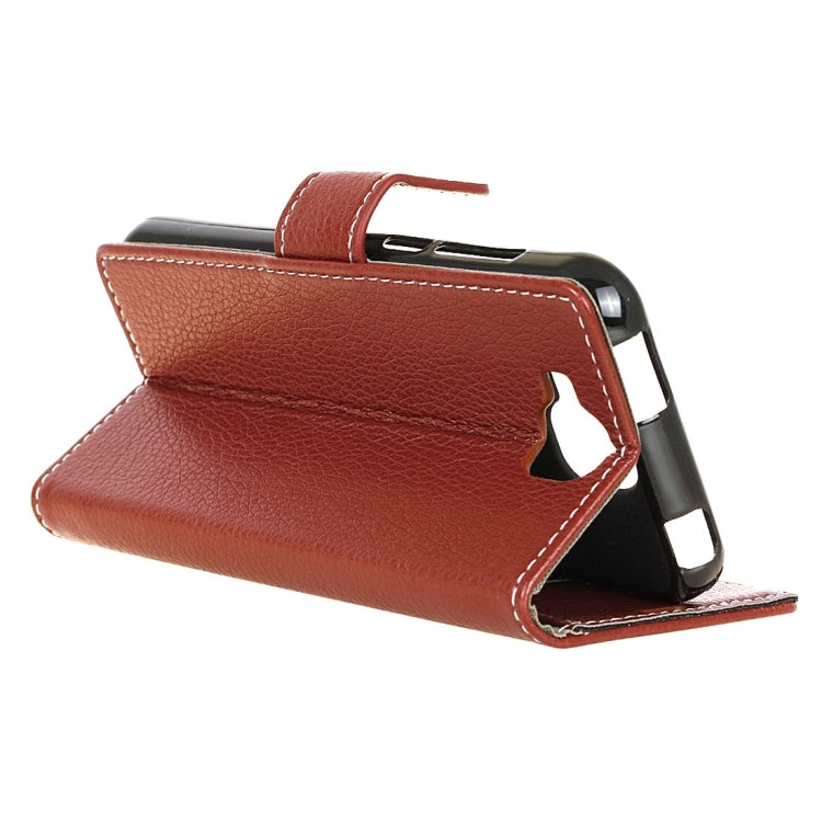 For Doogee X9 Mini (MPH1880) Litchi Texture Horizontal Flip Leather Case with Holder & Card Slots & Wallet & Photo Frame