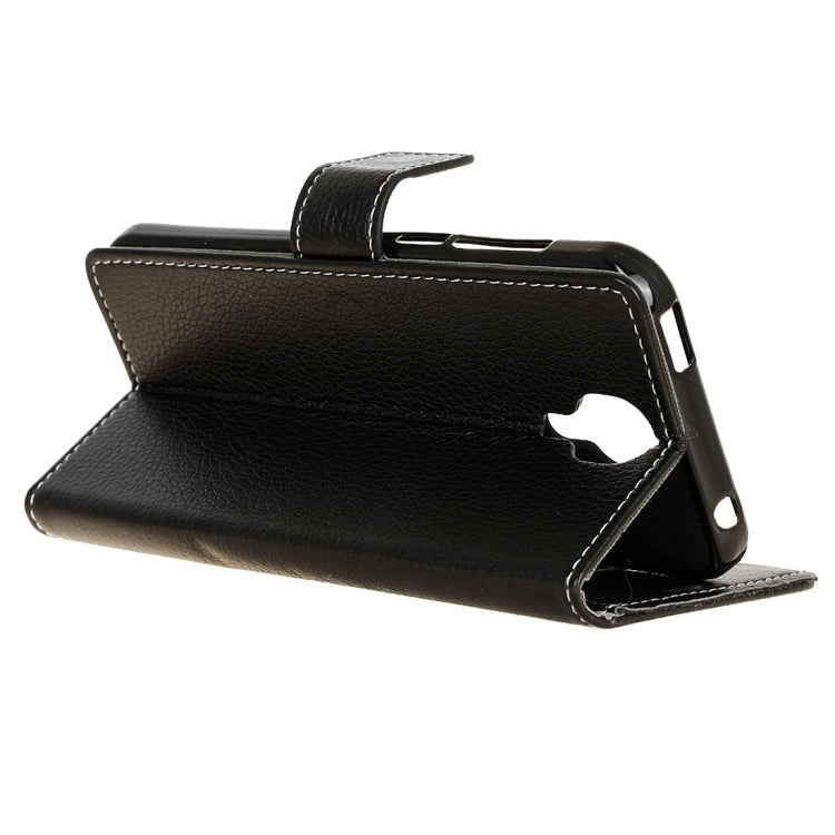 For DOOGEE X9 Pro (MPH1215) Litchi Texture Horizontal Flip Leather Case with Holder & Card Slots & Wallet & Photo Frame