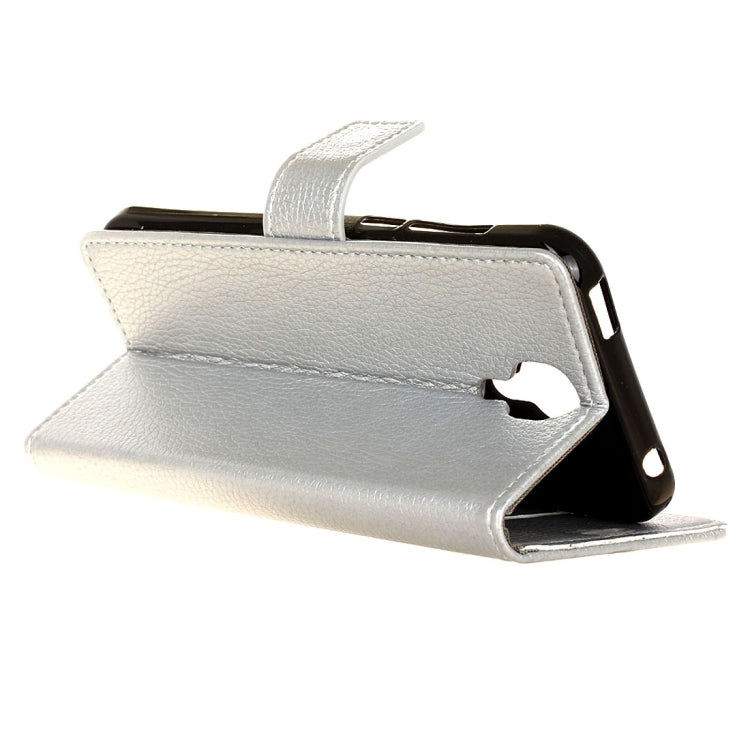 For DOOGEE X9 Pro (MPH1215) Litchi Texture Horizontal Flip Leather Case with Holder & Card Slots & Wallet & Photo Frame