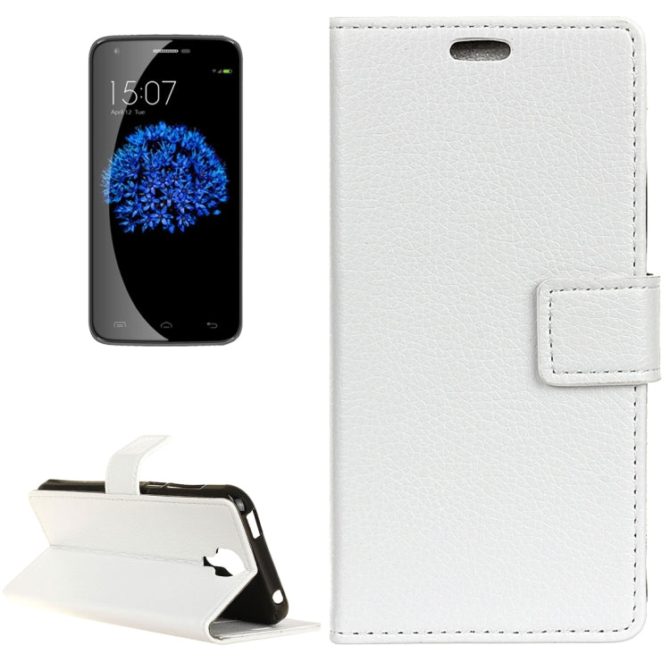 For DOOGEE X9 Pro (MPH1215) Litchi Texture Horizontal Flip Leather Case with Holder & Card Slots & Wallet & Photo Frame