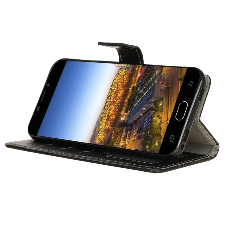 For DOOGEE X9 Pro (MPH1215) Litchi Texture Horizontal Flip Leather Case with Holder & Card Slots & Wallet & Photo Frame
