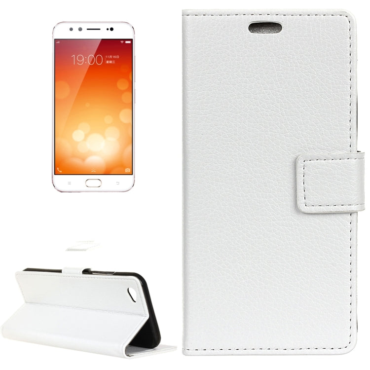 For Vivo X9 Litchi Texture Horizontal Flip Leather Case with Holder & Card Slots & Wallet & Photo Frame
