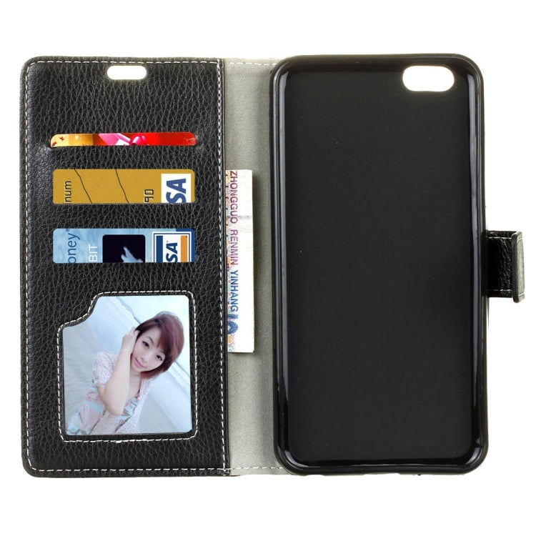 For Vivo X9 Plus Litchi Texture Horizontal Flip Leather Case with Holder & Card Slots & Wallet & Photo Frame